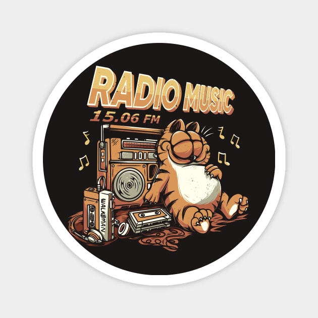 Radio Music Magnet by footmark studio